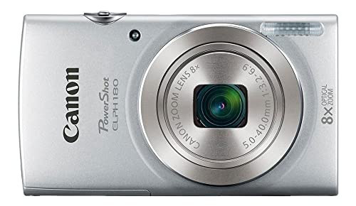 Canon PowerShot ELPH 180 Digital Camera – 20MP Compact Point-and