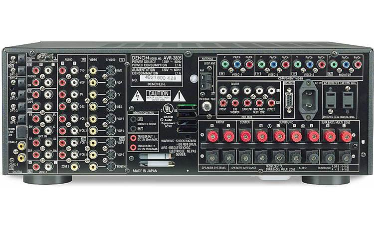 A&Dコンポ④ AV-710 オーディオ　チューナーとリモコン Denon AVR-3805 A/V Surround Receiver – 7.1 Channel Home Theater