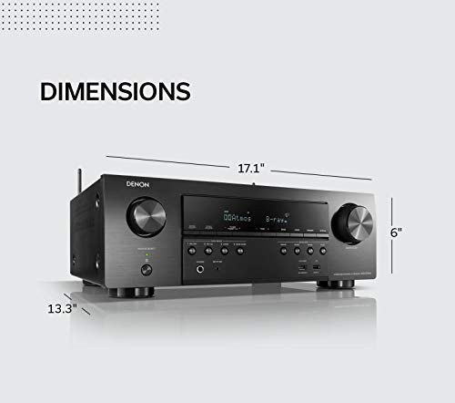 Denon AVR-S750H 7.2-Channel AV Receiver – 4K Ultra HD Home Theater