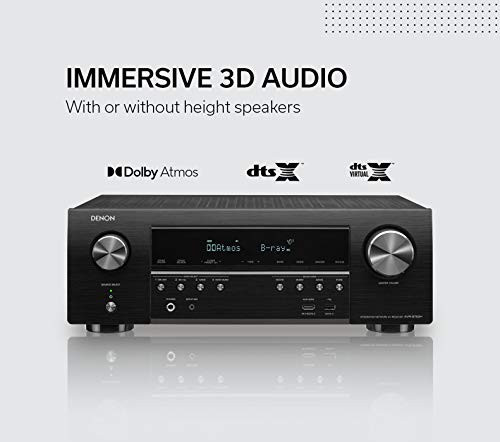 Denon AVR-S750H 7.2-Channel AV Receiver – 4K Ultra HD Home Theater