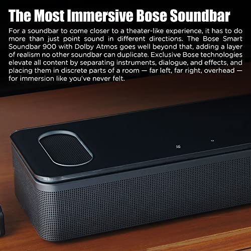 Bose Smart Soundbar 900 – Dolby Atmos Home Theater Soundbar with