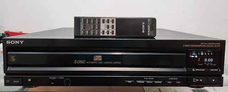 Sony CDP-C500 5-Disc CD Changer – Hi-Fi Stereo Compact Disc Player