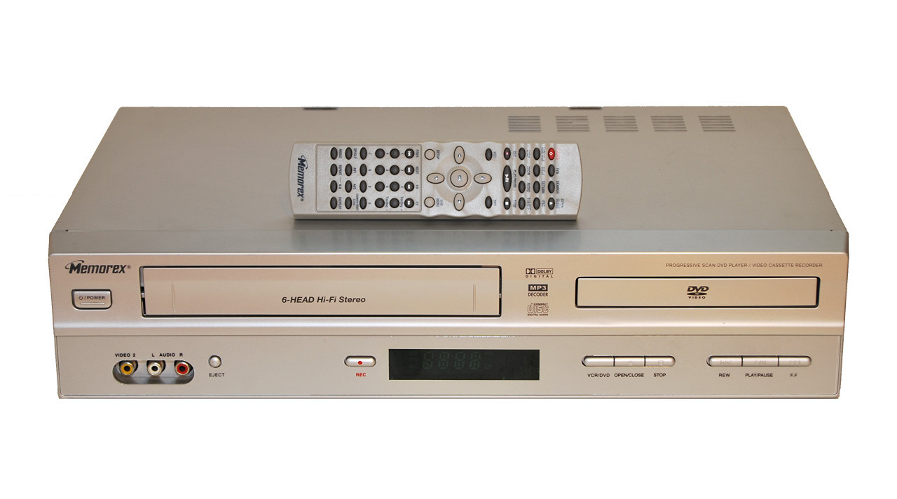 Memorex MVD4544 DVD/VCR Combo – Progressive Scan 6-Head VCR with