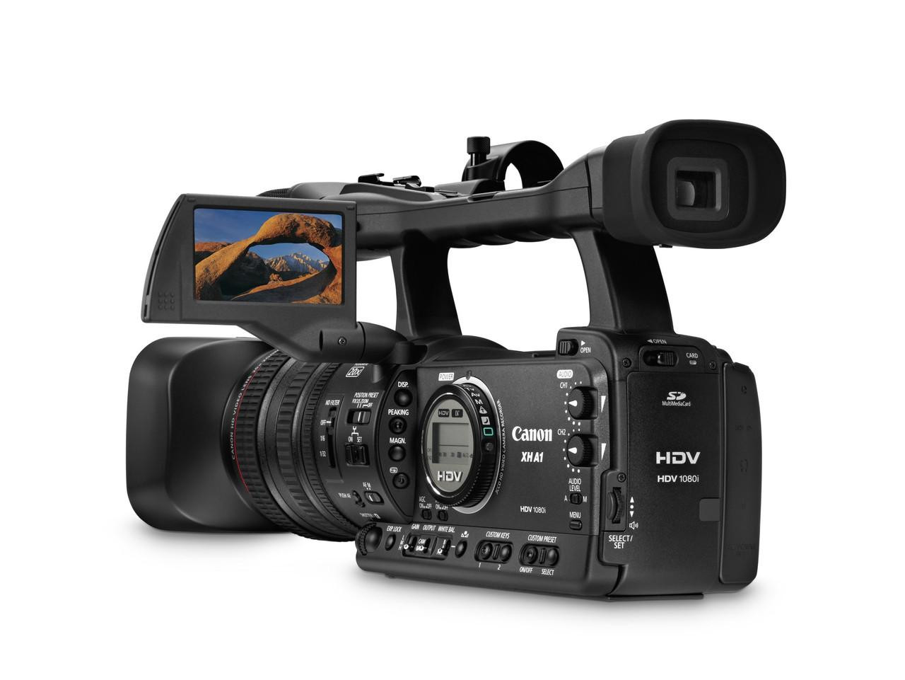 Canon XH‑A1 HDV Camcorder – 20× Fluorite Zoom, 3‑CCD 1080i, Pro