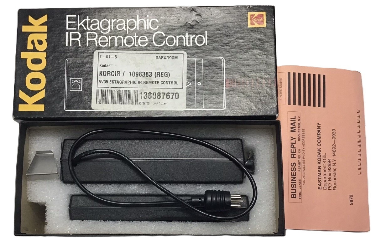Kodak Ektagraphic IR Remote Control for AV-35 Slide Projectors
