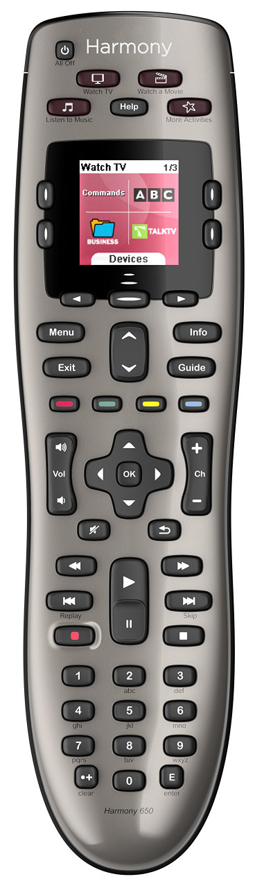 Logitech Harmony 650 Remote Control