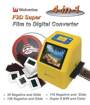 Wolverine 20MP 4-In-1 Film to Digital Converter