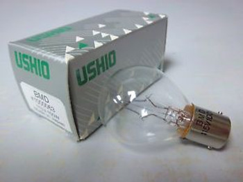 Moviola Manufacturing Company - C-20, D-20, UC-20-S, UD-20-S, UD-20-CS - 35mm Viewing and Editing - Replacement Bulb Model- BMD, BSS (sound)
