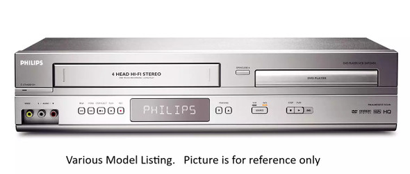 DVD VCR Combo Player (Various Models) (DVD Player Only, VCR player/recorder)