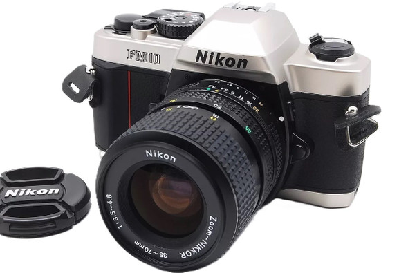 Nikon EM 35mm SLR Film Camera with 50mm Lens – Compact