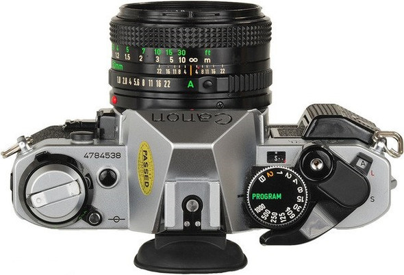 Canon AE-1 program 35mm film SLR Manual Focus Camera w/ FD 50mm lens