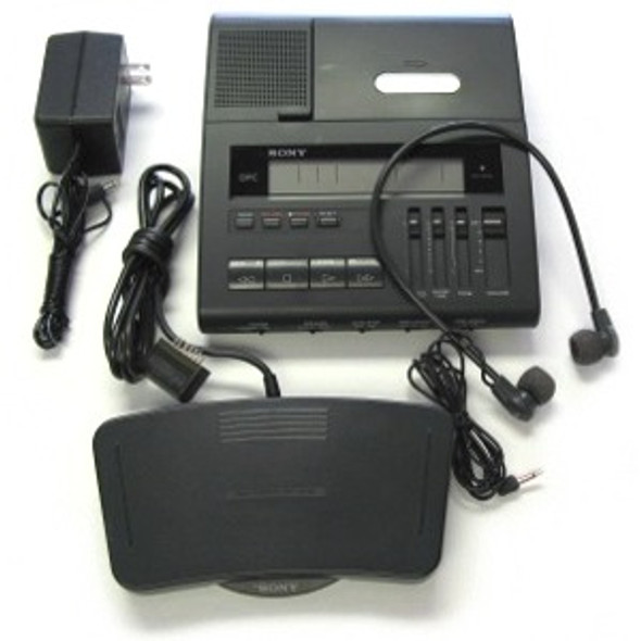Sony Bm-890 Microcassette Transcription Machine 2-speeds