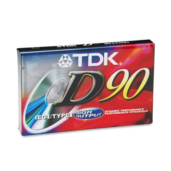 TDK Audio Cassette, Standard Size, Normal Bias, 90 Minutes