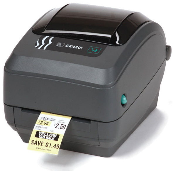 Zebra GX420t Thermal Transfer Desktop Label Printer – Reliable