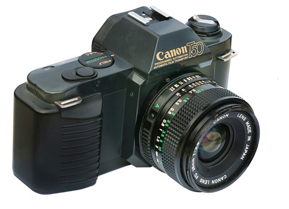 CANON T50 35mm SLR CAMERA with 50mm lens