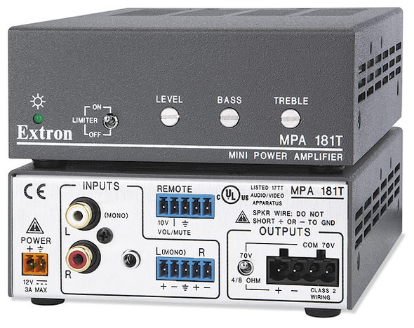 Extron MPA 181T Integrated Mini Power 70 Volt Amplifier