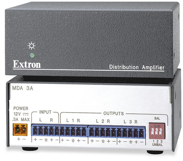 Extron MDA 3A Three Output Stereo Audio Distribution Amplifier