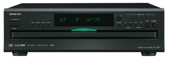 Onkyo DX-C390 6-Disc CD Carousel Changer - Black