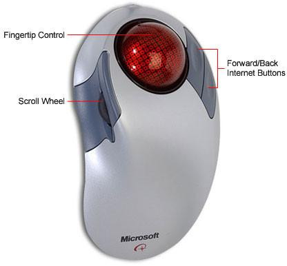 Microsoft Trackball Explorer – Ergonomic Optical Trackball Mouse