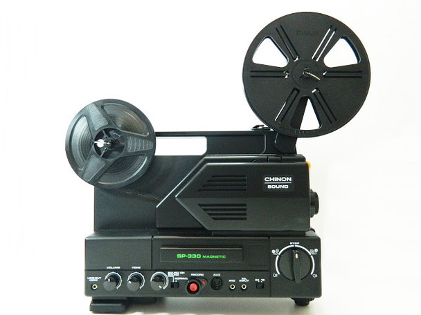 【8ミリ映写機】 Chinon Sound SP-330 Chinon SP-330MV Super 8mm Sound Movie Projector – Variable Speed