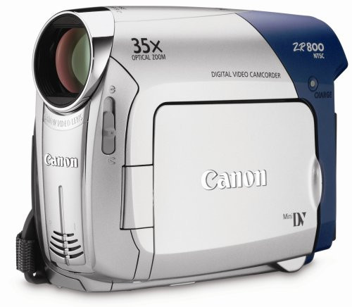 Canon ZR800 MiniDV Camcorder w/20x Optical Zoom