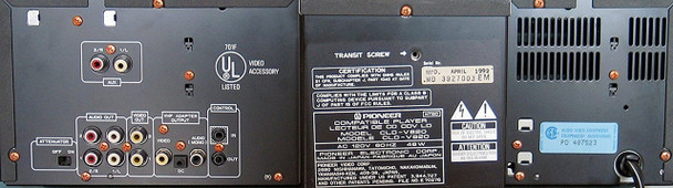 Pioneer CLD-V820 Laser Karaoke CD CDV LD Multi Laser Disc Player