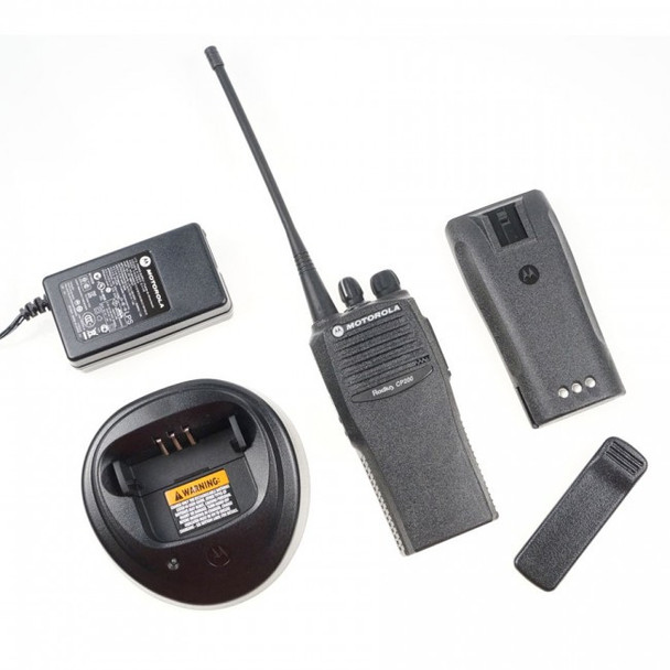 Motorola CP200 Two Way Radio VHF (146-174 Mhz)(AAH50KDC9AA1AN) 4-channel