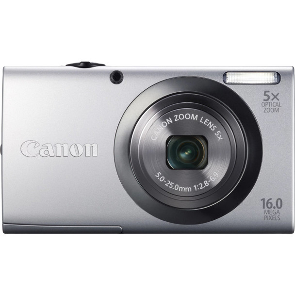 Canon PowerShot A2300 HD 16.0MP Digital Point & Shoot Camera - Silver