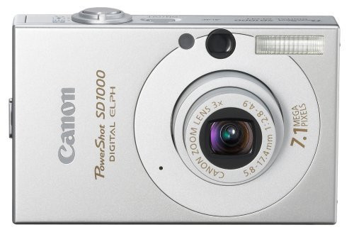Canon PowerShot SD1000 7.1MP Digital ELPH Camera – Compact