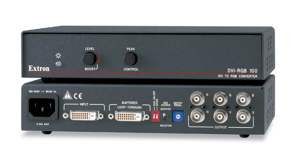 Extron DVI-RGB 100 DVI to Analog RGB Video Converter