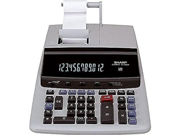 Sharp Vx2652h Two-Color Printing Calculator Black/Red Print