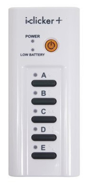 Iclicker iClicker+ Student Remote ICLICKERPLUS – Classroom Audience Response Clicker with A–E Buttons 