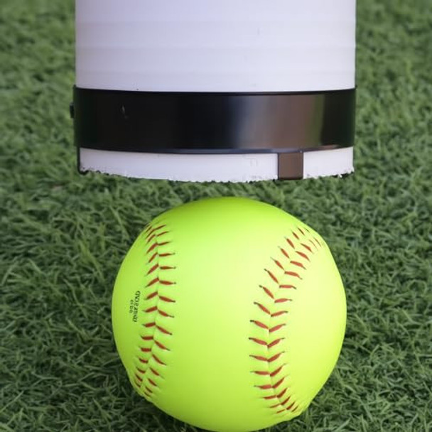  Softball Grab Ball Pickup Tool, Heavy Duty Metal Design, No-Bend Collector for 4" PVC Pipe 