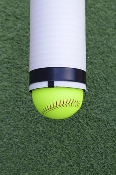  Softball Grab Ball Pickup Tool, Heavy Duty Metal Design, No-Bend Collector for 4" PVC Pipe 