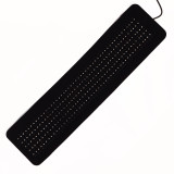 Red LED light therapy pad for pain relief and inflammation, showing flexible design