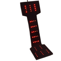 Red and Infrared LED light therapy pad for pain relief and neuropathy, showing flexible design