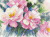 Beautiful Roses Cross Stitch kit By Lanarte