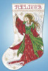 Angel of Joy Stocking Cross stitch Kit by Design Works