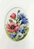 Poppies and Cornflowers Cross Stitch Card Kit By Orchidea