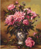 Vase of Peonies Cross Stitch Kit by Luca-S