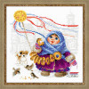 Bread Seller Cross Stitch Kit by Riolis