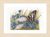 Counted Cross Stitch Kit: Swallowtail (Evenweave) by Lanarte