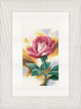 Counted Cross Stitch Kit: Shy Rose (Linen)