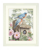 Garden Bluebirds (Aida,W) Counted Cross Stitch Kit by Lanarte