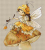 Toadstool Fairy Cross Stitch Kit by Luca-S