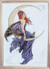 Blue Moon Cross Stitch Kit by Design Works