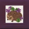 Hedgehog Miniature Card Cross Stitch Kit by Textile Heritage