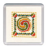 Celtic Spiral Coaster Cross Stitch Kit by Textile Heritage