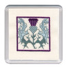 Scottish Thistle Coaster Cross Stitch Kit by Textile Heritage