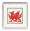 Welsh Dragon Coaster Cross Stitch Kit by Textile Heritage